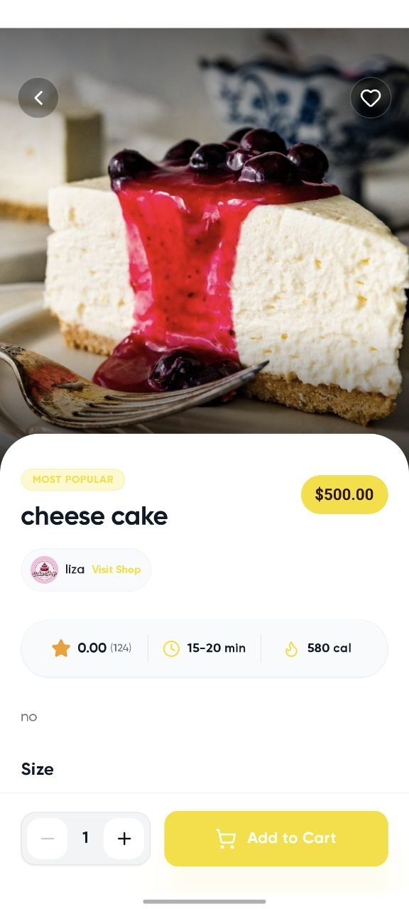 Product customization screen